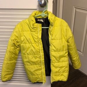 Lime Green light puffer jacket